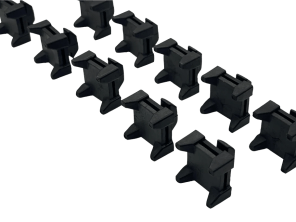 Trak Racer Set of 10 Cable Management Clips with 10 Cable Ties